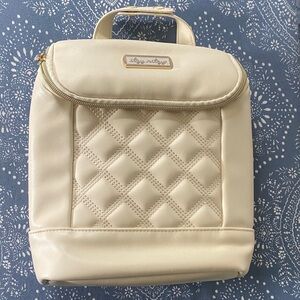 Itzy Ritzy Cream-colored Insulated Bottle Bag